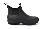 Green Comfort Rain Men Rubberboot svart