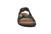 Foten sandal svart lthr wide