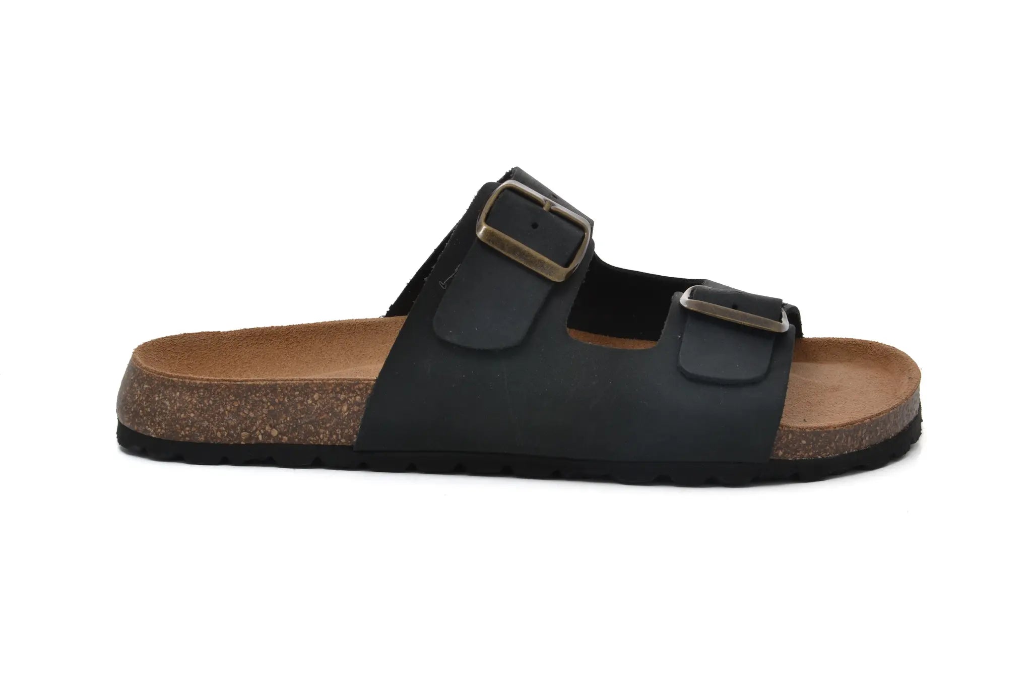 Foten sandal svart lthr wide